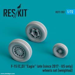F-15C/D Eagle US Roues Set à partir de 2017 