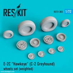E-2C Hawkeye (C-2 Greyhound) Wheels Set - weighted 