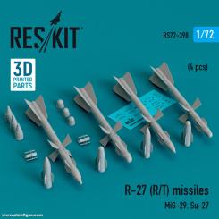 R-27 (R/T) Raketen (4 Stück) (MiG-29, Su-27) 