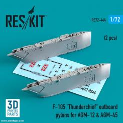 F-105 "Thunderchief" outboard AGM-12 & AGM-45 pylons (2 pcs) 