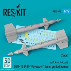 GBU-12 (A,B) "Paveway I" laser guided bombs (2 pcs) 