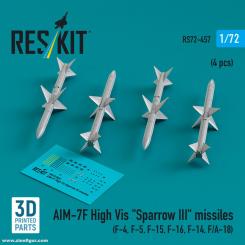 Missiles AIM-7F High Vis "Sparrow III" (4 pièces) 