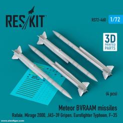 Meteor BVRAAM Raketen (4 Stück) 
