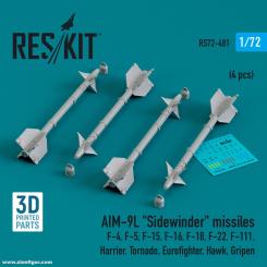 AIM-9L "Sidewinder" missiles (4 pcs) 