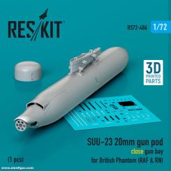 SUU-23 20mm gun pod (close gun bay) for British Phantom (RAF & RN) 