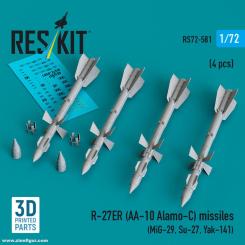 R-27ER (AA-10 Alamo-C) Missiles (4 pcs) 