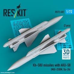 Missiles KH-58U avec AKU-58 (2 pièces) 