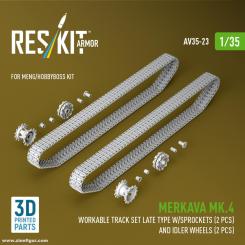 Merkava Mk.4 bewegliche Ketten Set (Meng/Hobby Boss) 