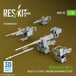 Merkava Mk.4 MG Set 1 (Hobby Boss) 