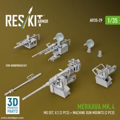Merkava Mk.4 MG Set 2 (Hobby Boss) 