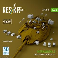 Merkava Mk.3 großes Außendetail-Set (Hobby Boss) 