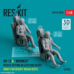 OV-10A "Bronco" pilots sitting in ejection seats (only for RESKIT RSU48-0327) 