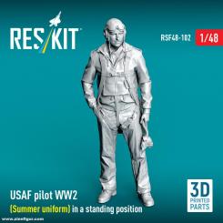USAF Pilot in Sommeruniform 