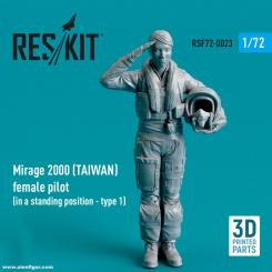 Mirage 2000 Pilotin "Taiwan" 