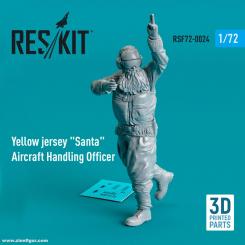 Yellow jersey "Santa" Aircraft Handling Officer 