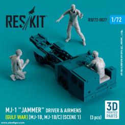 MJ-1 "Jammer" Driver & airmens (Gulf War) (MJ-1B, MJ-1B/C) (scene 1) 