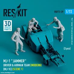 MJ-1 "Jammer" Driver & airman team (Modern) (MJ-1C) (scene 1) 