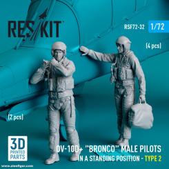 OV-10D+ "Bronco" male pilots (in a standing position - type 2) 