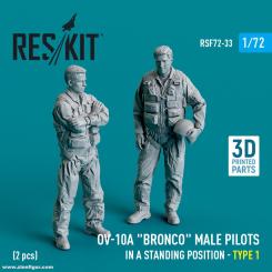 OV-10A "Bronco" male pilots (in a standing position - type 1) 