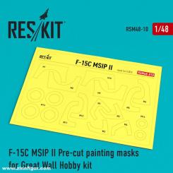 Feuille de masquage F-15 MSIP II 