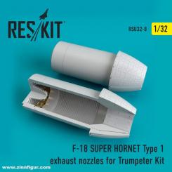 F/A-18E/G Super Hornet Exhaust Nozzles Type 1 
