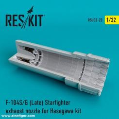 F-104G/S late Exhaust Nozzle 