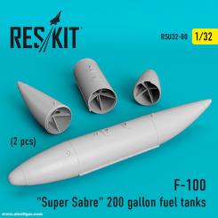 F-100 Super Sabre 200 Gallonen Zusatztanks 