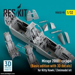 Mirage 2000N Cockpit Basic Edition with 3D-Decals 