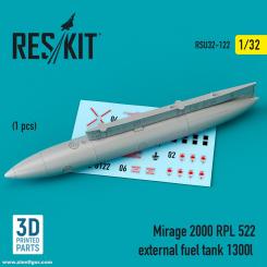 Mirage 2000 RPL 522 1300 L Tank 