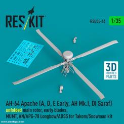 AH-64A/D/E early/AH-1/DI Saraf Rotor early MUMT, AN-APG-78 Longbow/ADSS (Takom) 