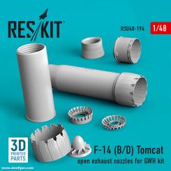 F-14B/D Tomcat Exhaust nozzles - open 