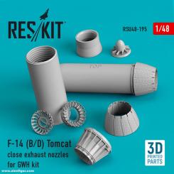 F-14B/D Tomcat Exhaust Nozzles - closed 