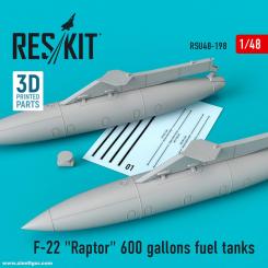 F-22 Réservoirs supplémentaires de 600 gallons 