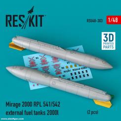 Mirage 2000 RPL 501/502 2000L Tanks 
