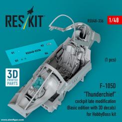 F-105D Thunderchief Cockpit spät 