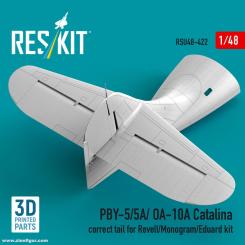 PBY-5/5A/OA-10A Cataline Leitwerk (Revell/Monogram/Eduard) 