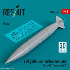 600 gallon centerline fuel tank for A-10 "Thunderbolt II" 