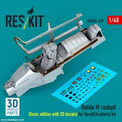 Rafale M Cockpit - Basic Edition with 3D-Decals 