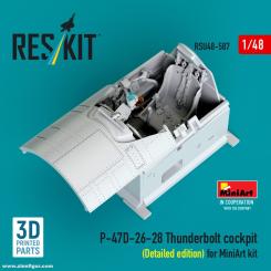 P-47D-26/28 Thunderbolt Cockpit (MiniArt) 