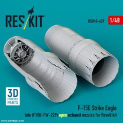 F-15E Strike Eagle spät F100-PW-229 Düsen (offen) (Revell) 