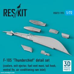 F-105 Thunderchief set de détails 