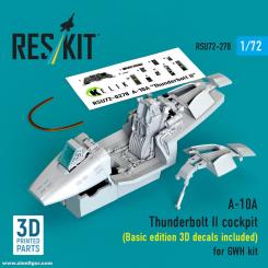 A-10A Cockpit mit 3D-Decals (GWH) 