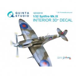 Spitfire Mk.IX 3D-Decal détails intérieurs 