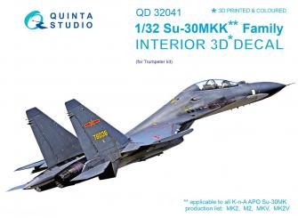 Su-30MKK 3D-Decal Interior 