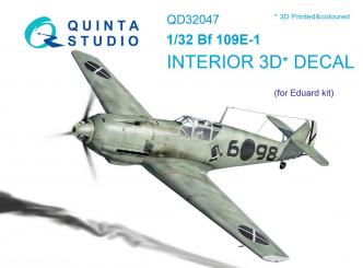 Bf 109E-1 3D-Decal détails intérieurs 