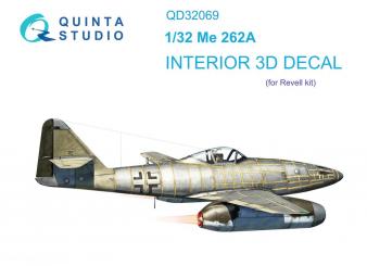 Me 262A 3D-Decal Interior 