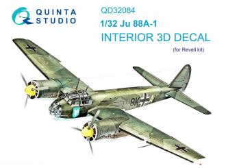 Ju 88A-1 3D-Decal Innendetails 