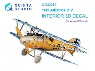 Albatros D.V 3D-Decal Détails intérieurs 