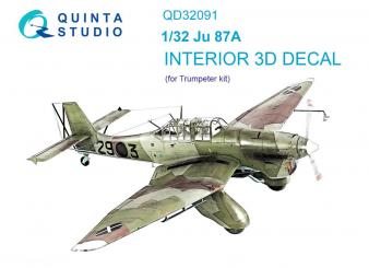 Ju 87A 3D-Decal Interior 