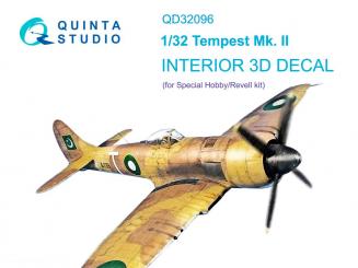 Tempest Mk.II 3D-Decal Innendetails 